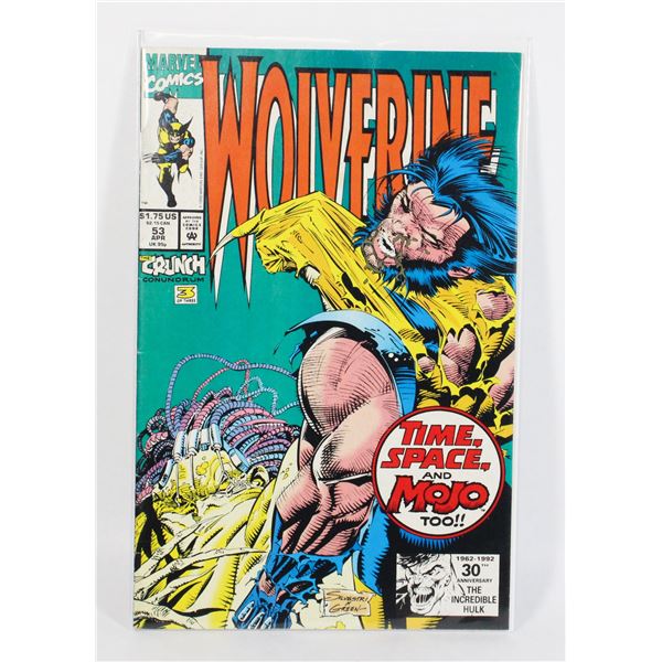 #1043 MARVEL COMICS WOLVERINE #53 APRIL 1992