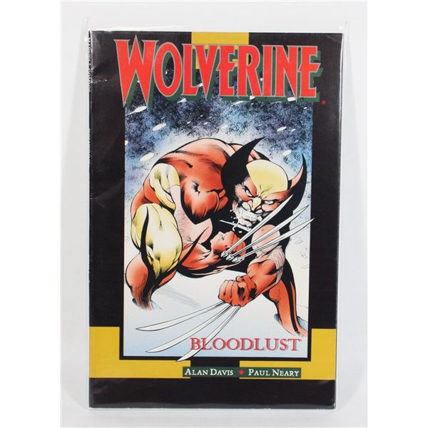 #1046 MARVEL COMICS WOLVERINE BLOODLUST 1990