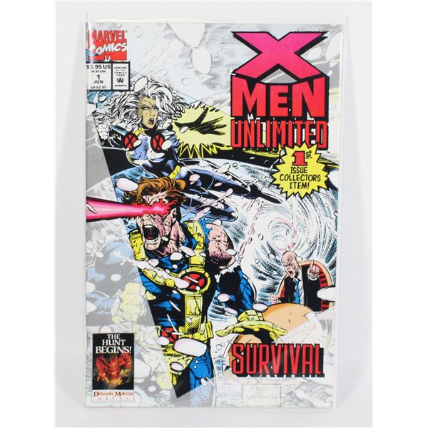 #1050 MARVEL COMICS X-MEN UNLIMITED #1 JUNE 1993