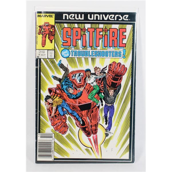 #1065 MARVEL COMICS SPITFIRE #1 OCTOBER 1986