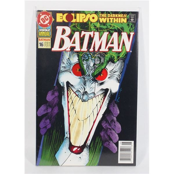 #1075  DC DETECTIVE COMICS BATMAN ANNUAL #16 1992