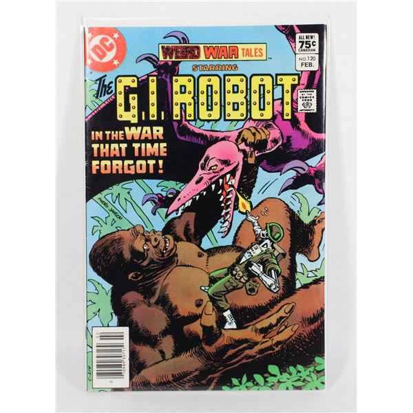 #1095 DC  WEIRD WAR TALES #120 G.I. ROBOT 1983