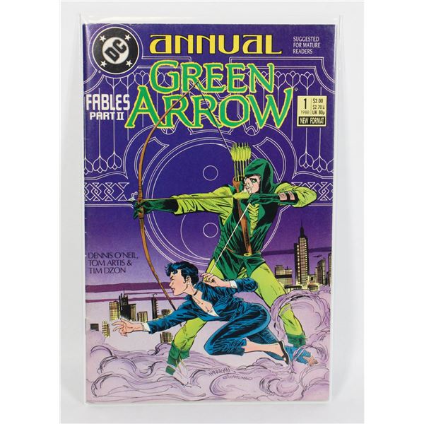 #1098 DC DETECTIVE COMICS GREEN ARROW ANNUAL #1