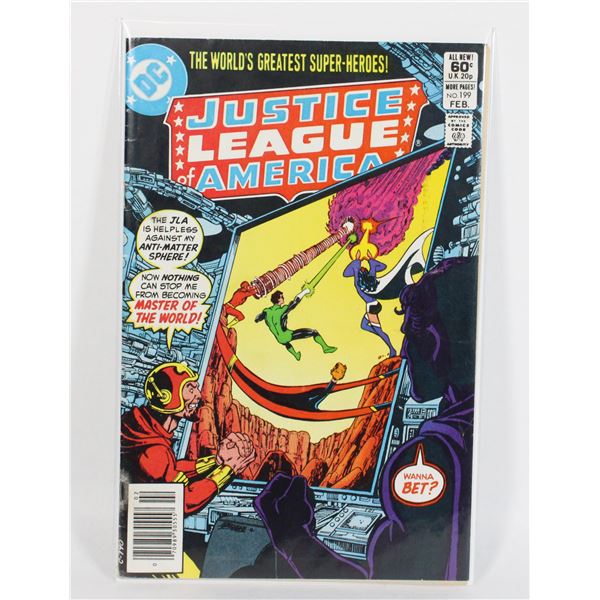 #1100 DC COMICS JUSTICE LEAGUE OF AMERICA #199