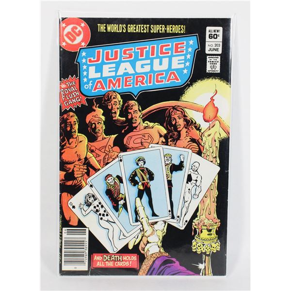 #1101 DC COMIC JUSTICE LEAGUE OF AMERICA #203 1982