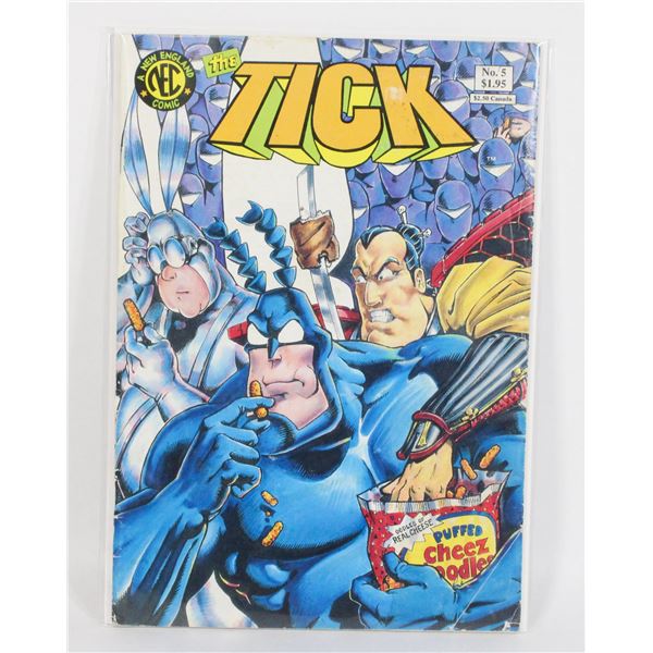 #1130 NEW ENGLAND COMIC THE TICK #5 WORN 1989