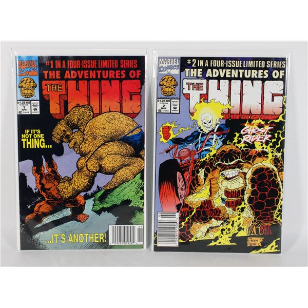 #1137  MARVEL COMICS ADVENTURES OF THE THING #1-#2