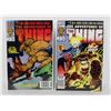 #1137  MARVEL COMICS ADVENTURES OF THE THING #1-#2