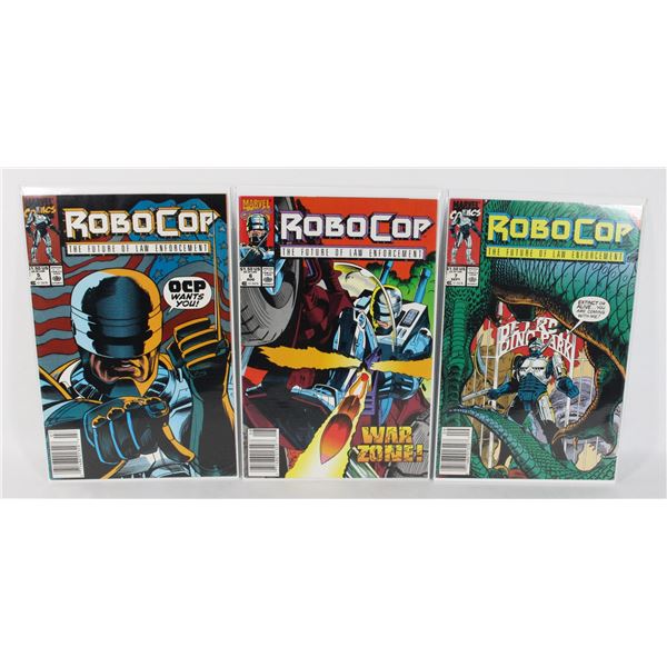 #1141  MARVEL COMICS ROBOCOP #5-#7 JULY 1990
