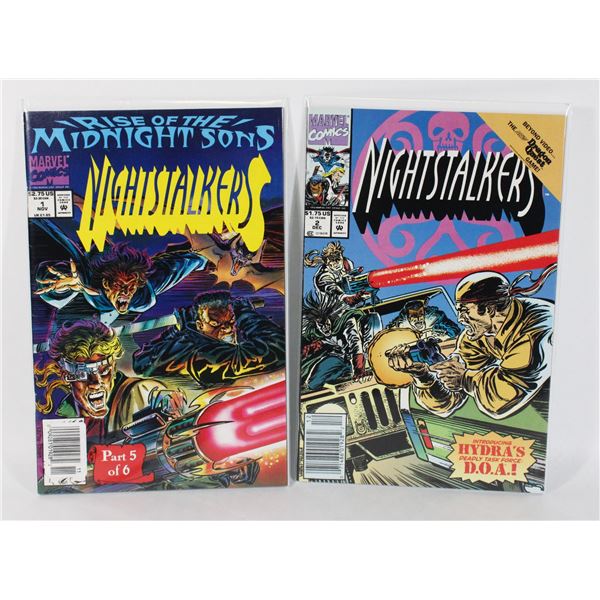 #1142  MARVEL COMICS NIGHTSTALKERS #1-#2 NOV 1992