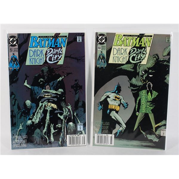#1144 DC BATMAN DARK KNIGHT DARK CITY #453 #454