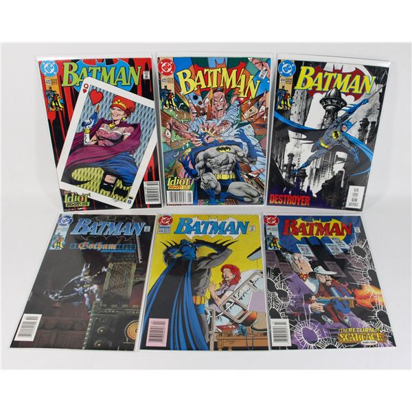 #1145 DC DETECTIVE COMICS BATMAN #472-#477 1991