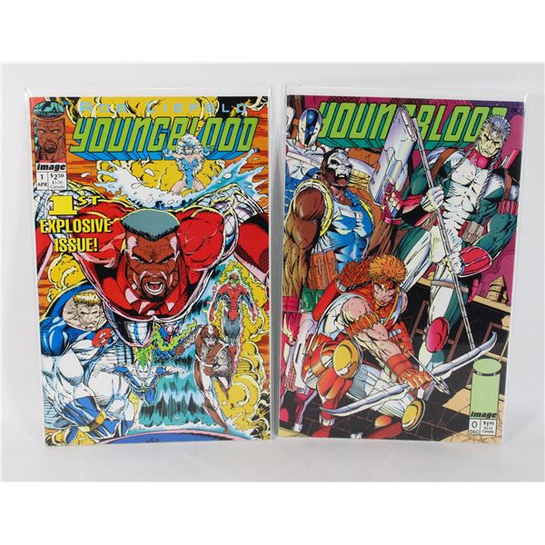 #1149 IMAGE COMICS YOUNGBLOOD #0-#1 APRIL 1992