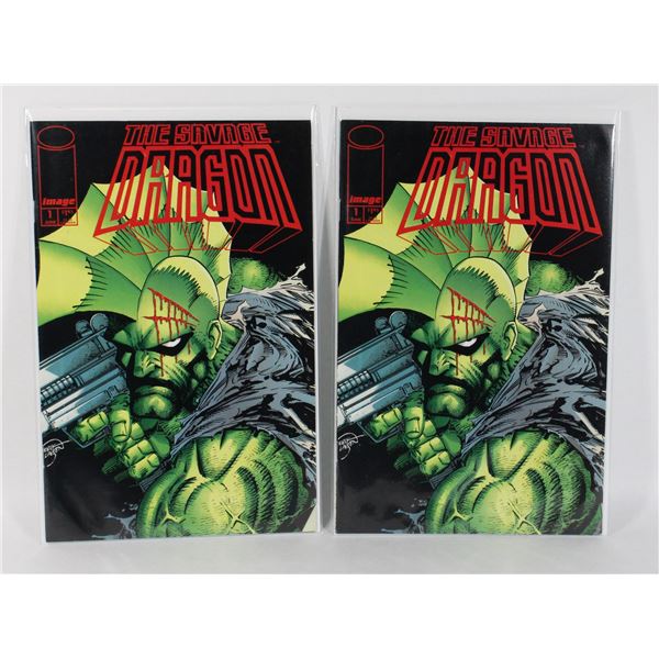 #1151 IMAGE COMICS LOT OF 2 THE SAVAGE DRAGON #1