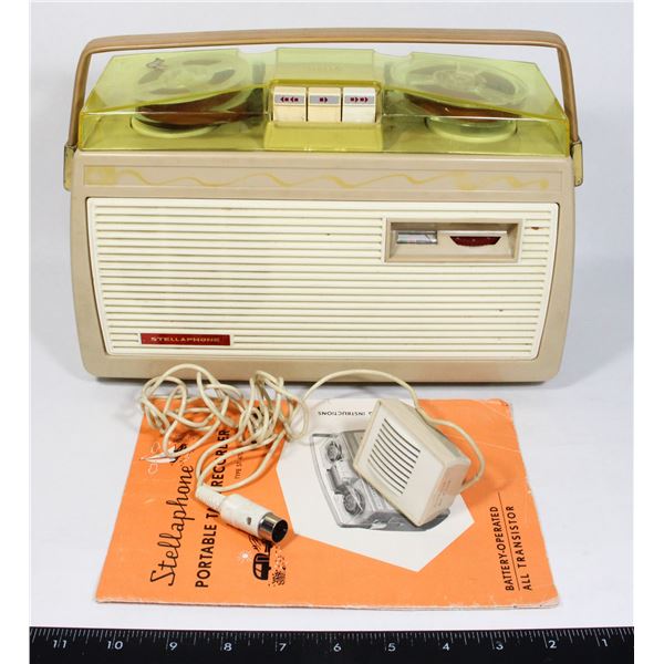 925A STELLAPHONE TAPE RECORDER WORKS W/ BEATLES