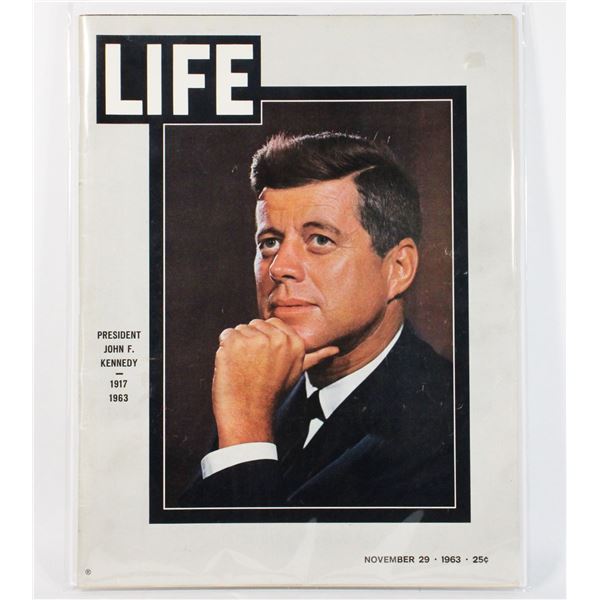925B LIFE MAGAZINE US PRESIDENT JFK NOV 1963