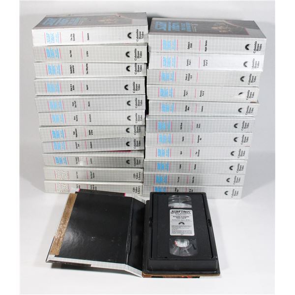 925E VINTAGE VHS STAR TREK LOT OF ASSORTED TAPES