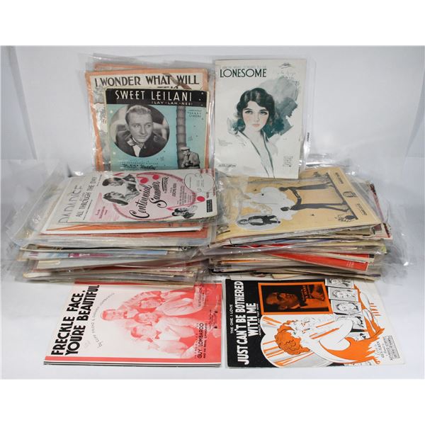 925F 120+ 1800'S TO 1900'S SHEET MUSIC FOR  PIANO