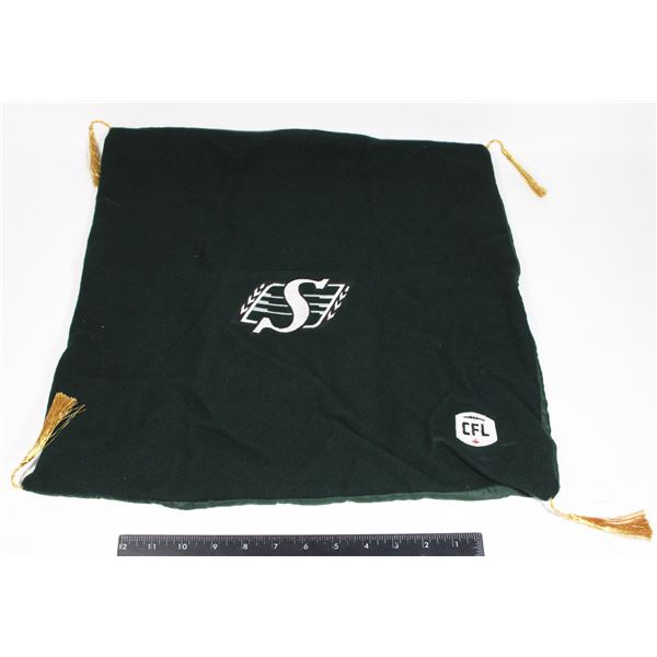 507A SASKATCHEWAN ROUGHRIDERS PILLOW CASE CFL