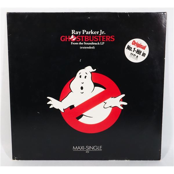 VINYL RECORD SINGLE GHOSTBUSTERS MAX-SINGLE