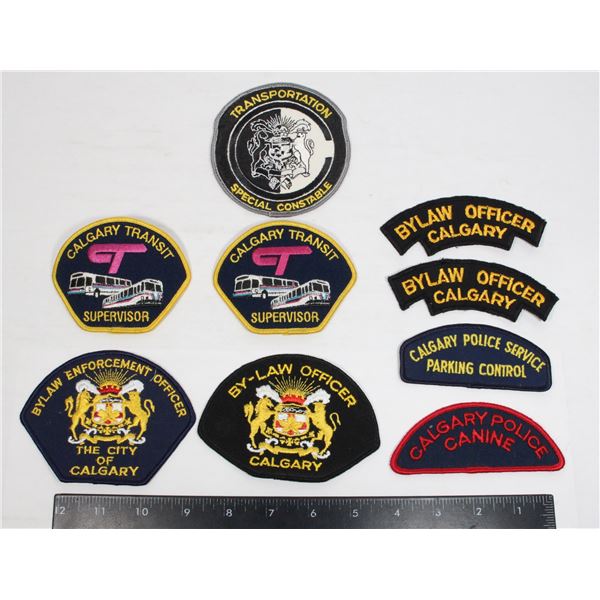 CALGARY BYLAW ENFORCEMENT OFFICER PATCHES,