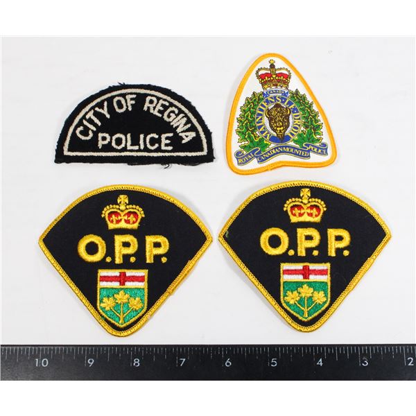 ONTARIO PROVINCIAL POLICE PATCH CRESTS,