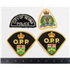 Image 1 : ONTARIO PROVINCIAL POLICE PATCH CRESTS,