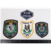 Image 1 : AUSTRALIA K-9 POLICE PATCH LOT OF 2 INCLUDING