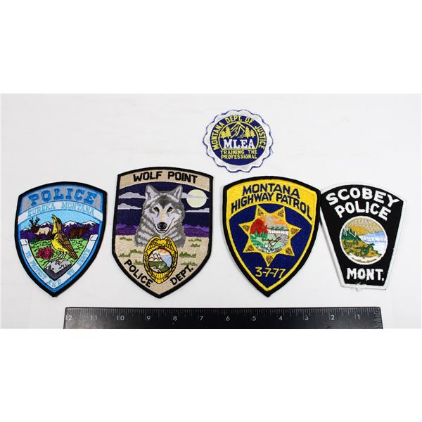 UNITED STATES MONTANA POLICE PATCHES DEPARTMENT
