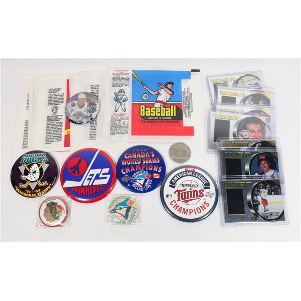 SPORTS COLLECTIBLES LOT INCLUDING