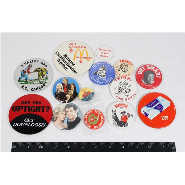 LARGE LOT OF VINTAGE BUTTONS INCLUDING