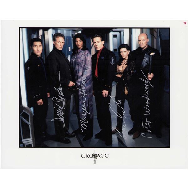 Crusade cast signed photo