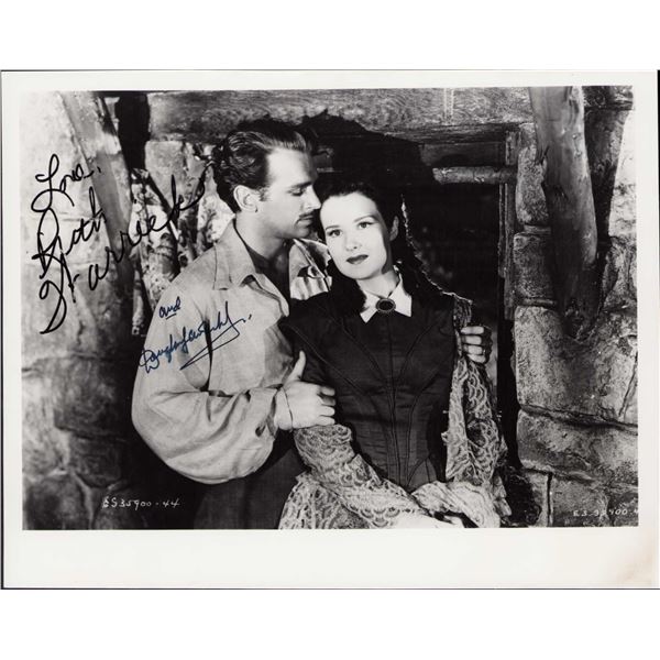 Douglas Fairbanks Jr/Ruth Warrick signed photo