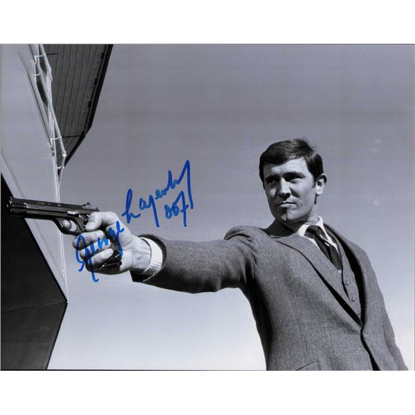 George Lazenby signed photo James Bond