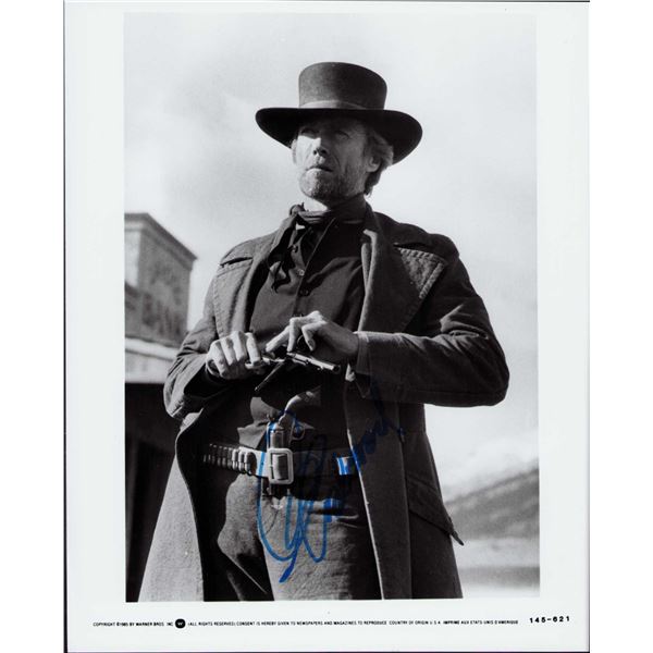 Clint Eastwood signed photo Western