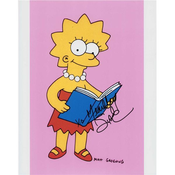 Yardley Smith signed photo Simpsons
