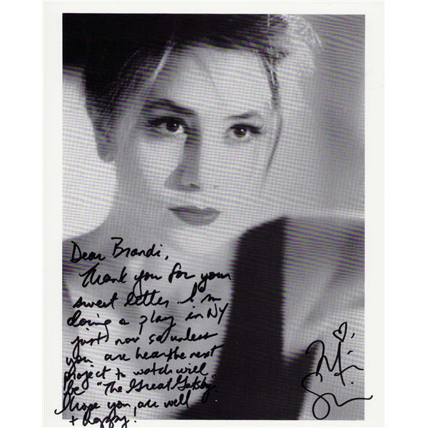 Mena Suvari signed photo