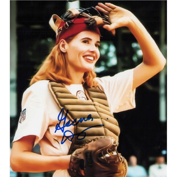 Geena Davis signed photo