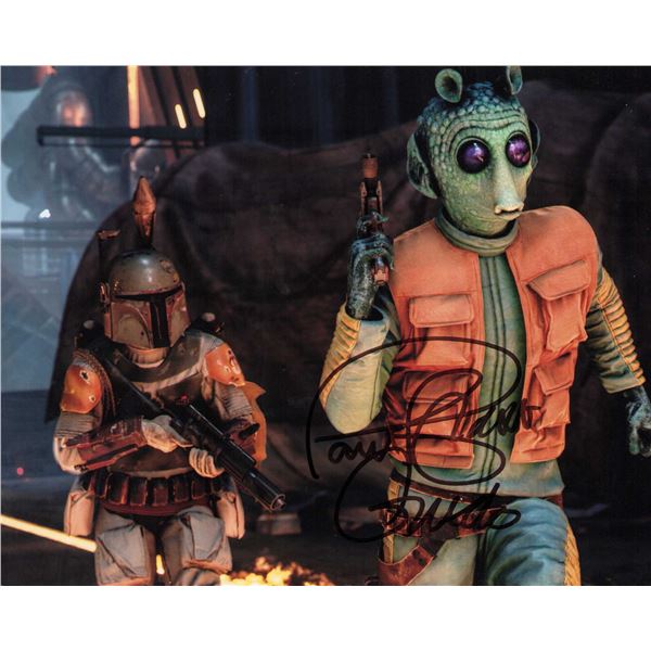 Paul Blake signed photo Star Wars