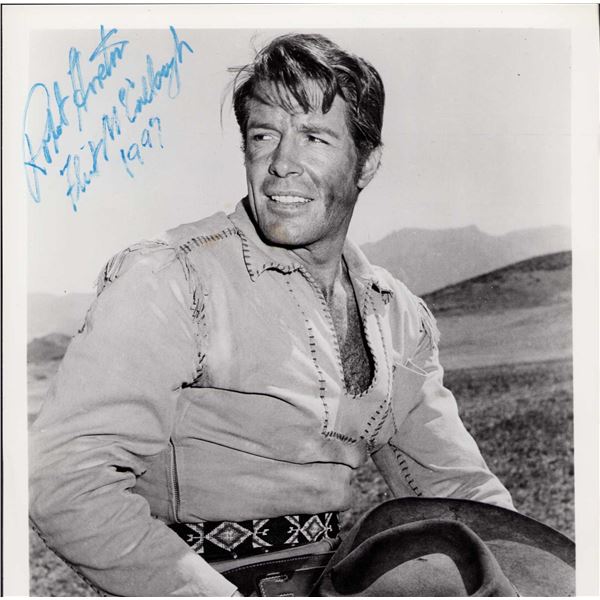 Robert Horton signed photo Western
