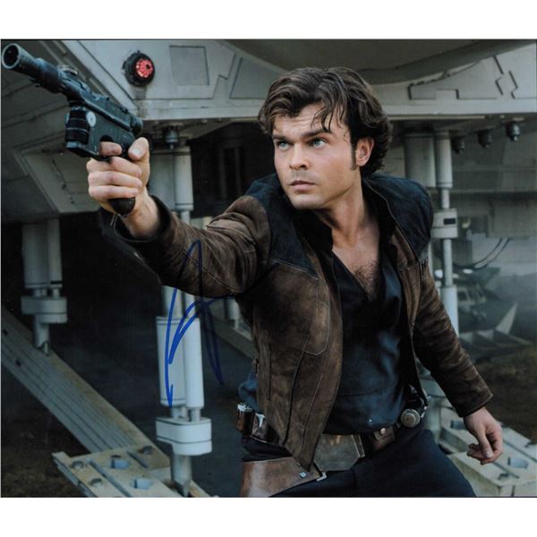 Alden Ehrenreich signed photo Star Wars