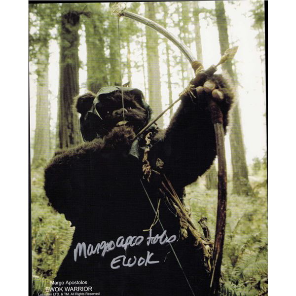 Margo Apostolos signed photo Star Wars