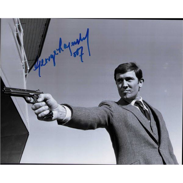 George Lazenby signed photo James Bond