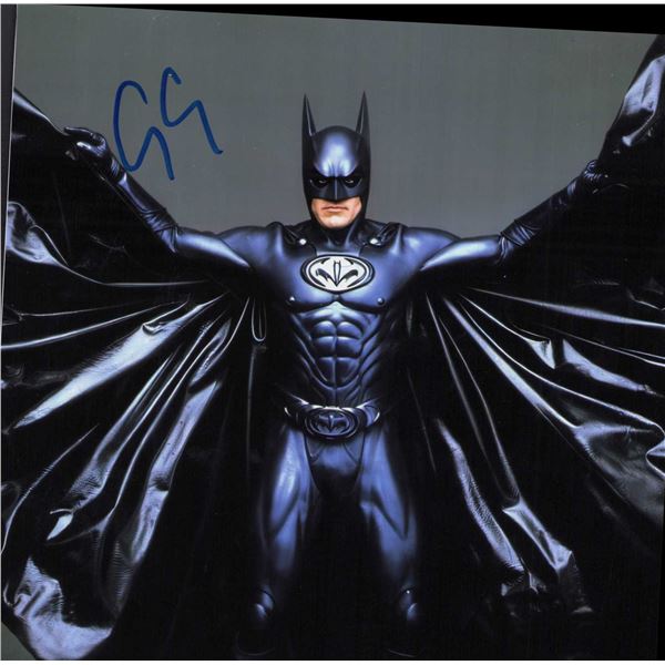 George Clooney signed photo Batman