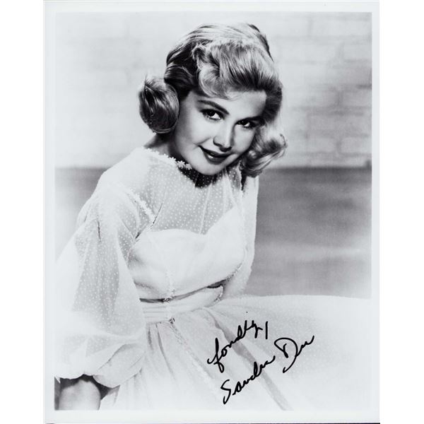 Sandra Dee signed photo