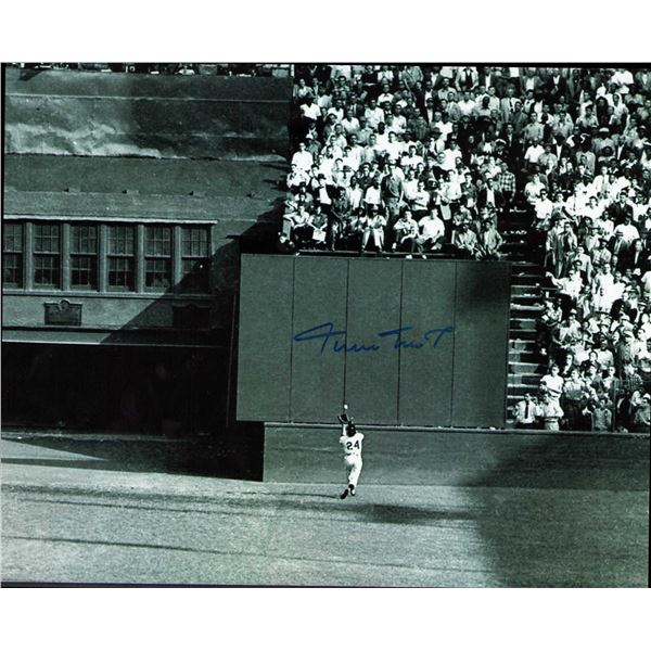 Willie Mays signed photo