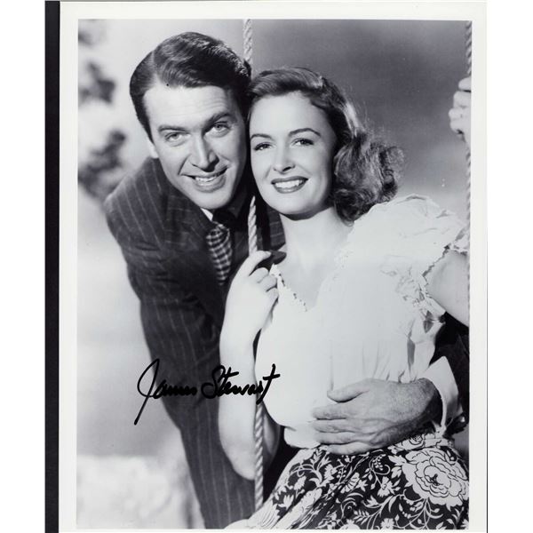 James Stewart signed photo