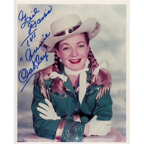 Gail Davis signed photo