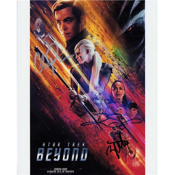 Star Trek Beyond cast signed photo