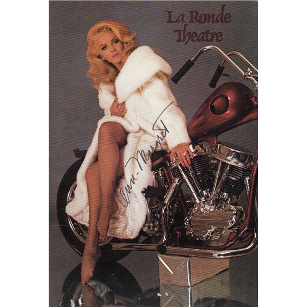 Ann-Margaret signed ad page